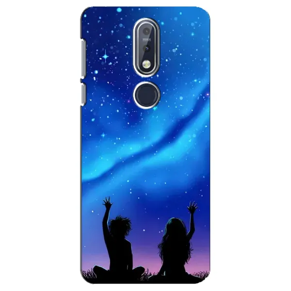 Чехол с рисунком «Парочка» для Nokia 7.1 (2018) Чехол с рисунком «Парочка» для Nokia 7.1 (2018)