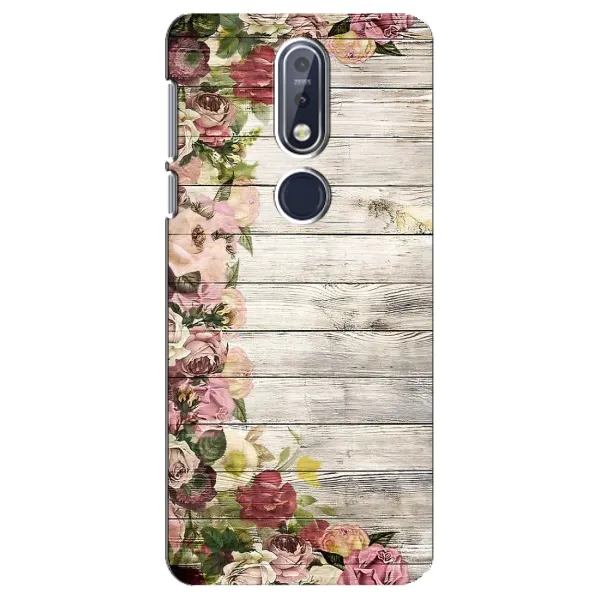 Чехол с рисунком «Плетущиеся цветы» для Nokia 7.1 (2018) Чехол с рисунком «Плетущиеся цветы» для Nokia 7.1 (2018)
