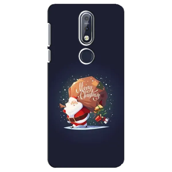 Чехол с рисунком «Подарки от Санты» для Nokia 7.1 (2018)