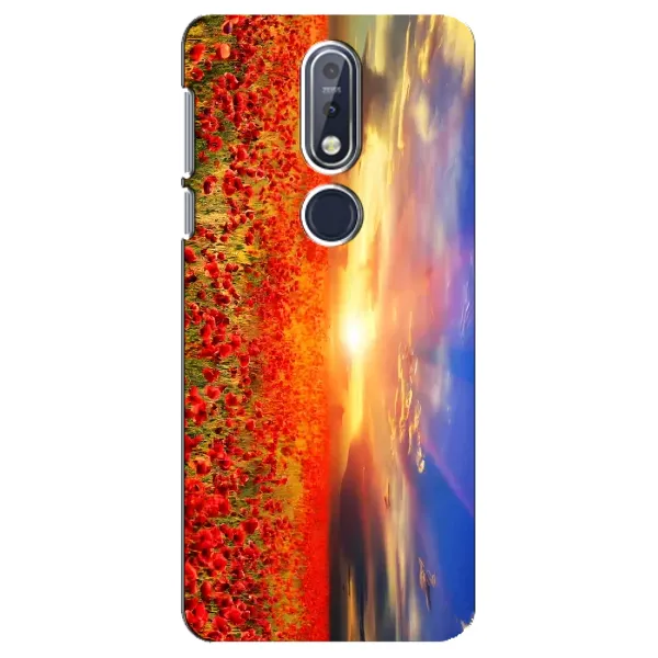 Чехол с рисунком «Поле тюльпанов» для Nokia 7.1 (2018) Чехол с рисунком «Поле тюльпанов» для Nokia 7.1 (2018)