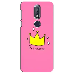 Чехол с рисунком «Princess» для Nokia 7.1 (2018)
