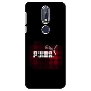 Чехол с Брендами одежды на Нокиа 7.1 (PUMA стиль)