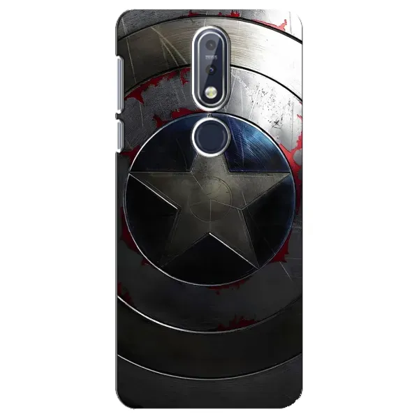 Чохол з малюнком «Ретро Щит Капітана» для Nokia 7.1 (2018)