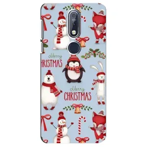 Чохол Санта Клаус для Nokia 7 2018, 7.1 (Різдвяний)