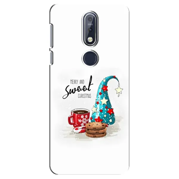 Чехол с рисунком «Рождество» для Nokia 7.1 (2018)