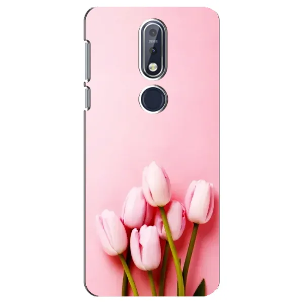 Чехол с рисунком «Розовые тюльпаны» для Nokia 7.1 (2018) Чехол с рисунком «Розовые тюльпаны» для Nokia 7.1 (2018)