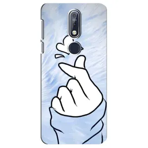 Чохол (Знак сердечка) для Nokia 7 2018, 7.1 (Серце знак)