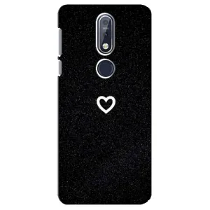 Чохли з тематикою "Маленькі Сердчеки" на Nokia 7 2018, 7.1 (Серце)