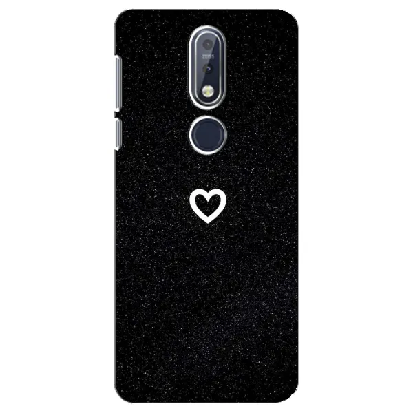 Чехол с рисунком «Сердечко» для Nokia 7.1 (2018) Чехол с рисунком «Сердечко» для Nokia 7.1 (2018)