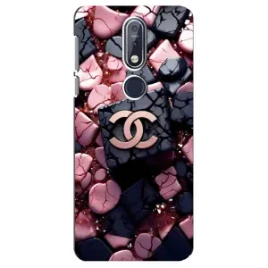 Чехол (Dior, Prada, YSL, Chanel) для Nokia 7 2018, 7.1 (Шанель)