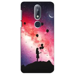 Силіконові Чохли Коханій людині для Nokia 7 2018, 7.1 (Кулі в небі)