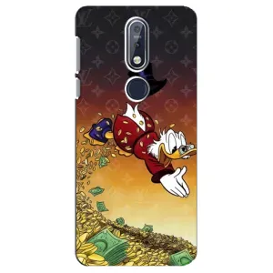 Силиконовый чехол для Nokia 7 2018, 7.1 (Скрудж Луи Виттон)