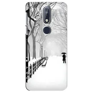 Чехлы на Новый Год Nokia 7 2018, 7.1 (Снегом замело)