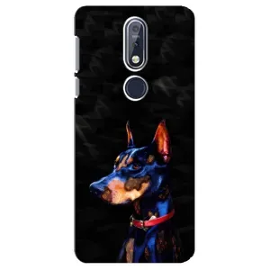 Бампер для Nokia 7 2018, 7.1 с картинкой "Песики" (Собака Мопс)
