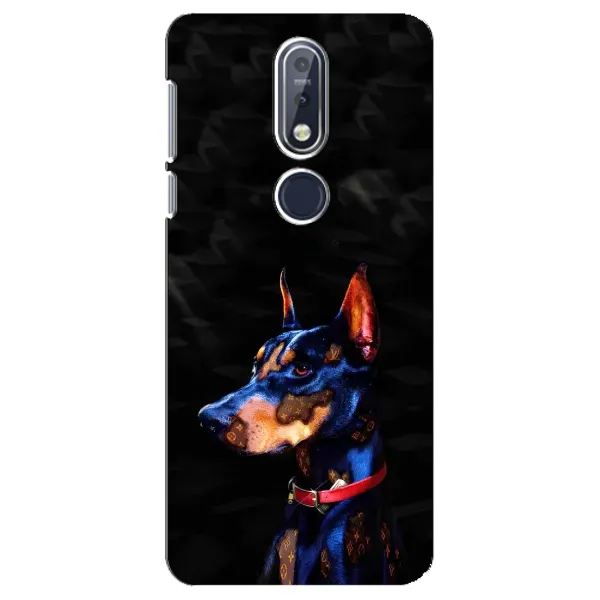 Чехол с рисунком «Собака Мопс» для Nokia 7.1 (2018) Чехол с рисунком «Собака Мопс» для Nokia 7.1 (2018)