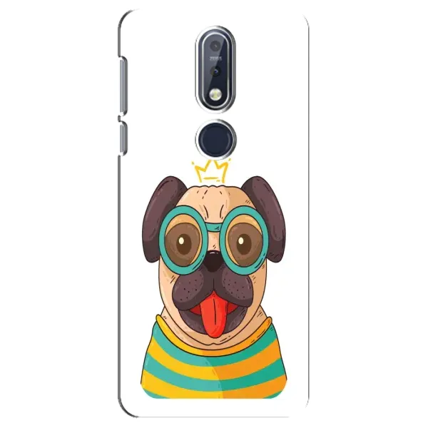 Чехол с рисунком «Собака Король» для Nokia 7.1 (2018) Чехол с рисунком «Собака Король» для Nokia 7.1 (2018)