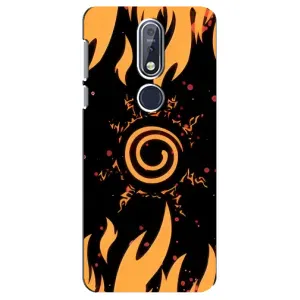 Купить Чехлы на телефон с принтом Anime для Nokia 7 2018, 7.1 (Солнце Наруто)
