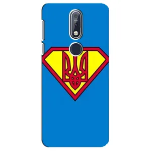 Чехол с картинкой (Патриотический ГЕРБ) на Nokia 7 2018, 7.1 (Super - Герб)