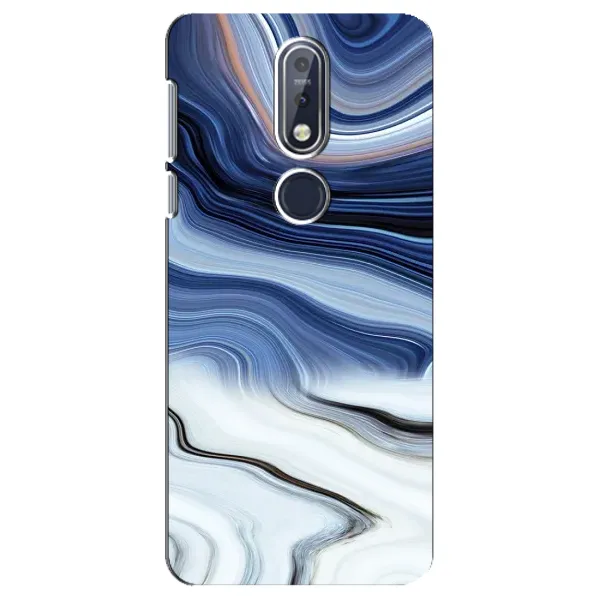 Чехол с рисунком «Светлый мрамор» для Nokia 7.1 (2018) Чехол с рисунком «Светлый мрамор» для Nokia 7.1 (2018)