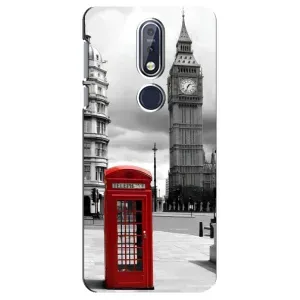 Чехол с рисунком «TELEPHONE» для Nokia 7.1 (2018)