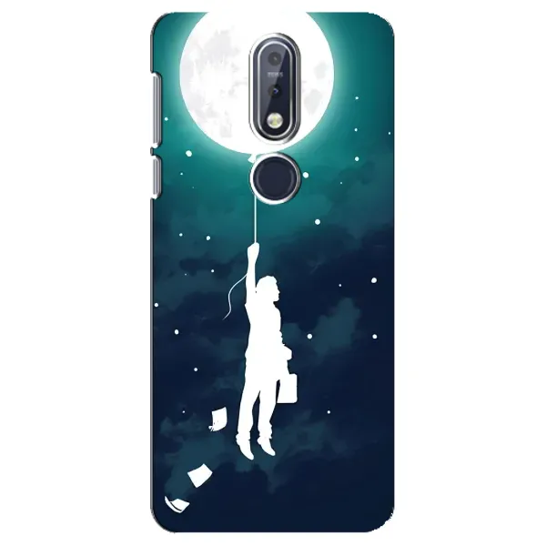 Чехол с рисунком «To The moon» для Nokia 7.1 (2018)
