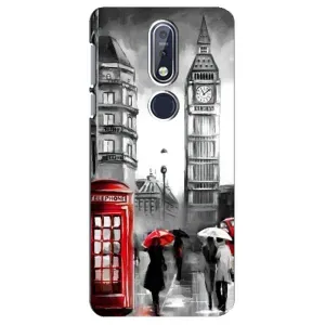 Чехол с рисунком «Вид на Биг Бен» для Nokia 7.1 (2018)