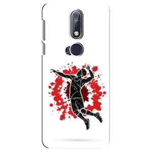 Чехлы с принтом Спортивная тематика для Nokia 7 2018, 7.1 (Волейболист)