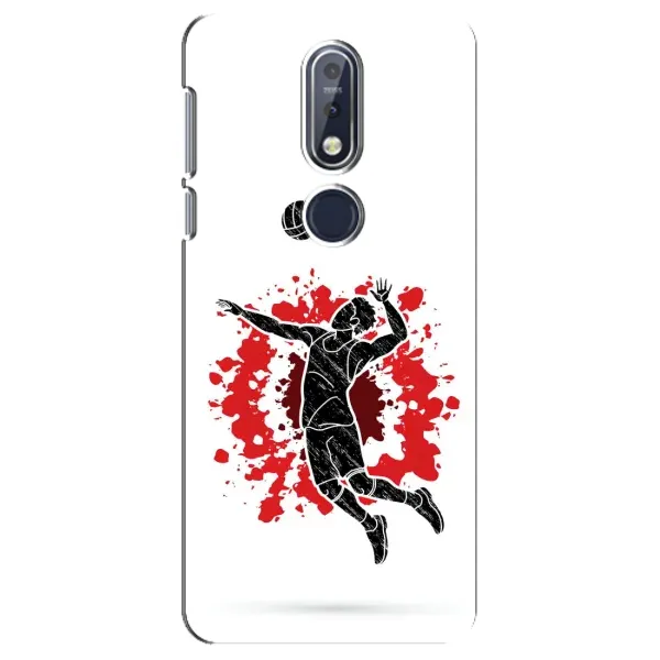 Чехол с рисунком «Волейболист» для Nokia 7.1 (2018) Чехол с рисунком «Волейболист» для Nokia 7.1 (2018)