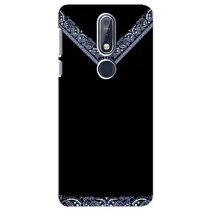 Силиконовый Чехол на Nokia 7 2018, 7.1 (Воротник вышиванки)