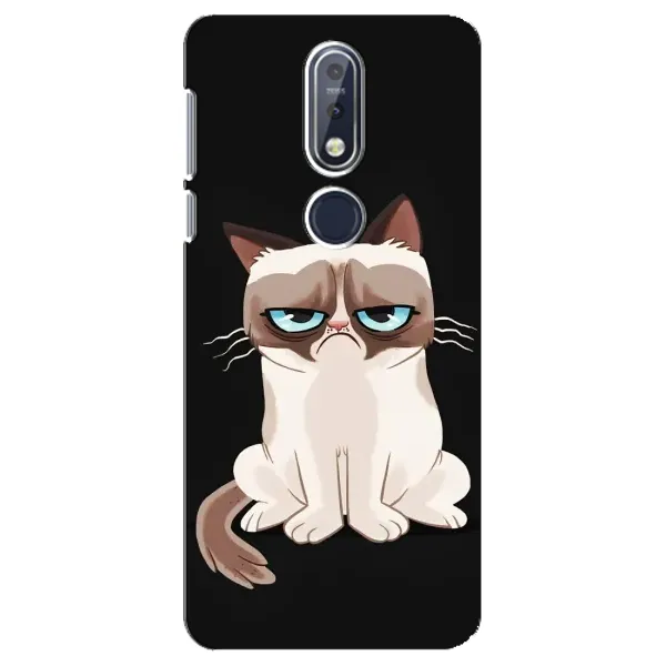 Чехол с рисунком «Взгляд кота» для Nokia 7.1 (2018) Чехол с рисунком «Взгляд кота» для Nokia 7.1 (2018)