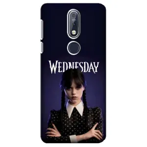 Чехлы с принтом Уэнсдей на Nokia 7 2018, 7.1 (Wednesdey)