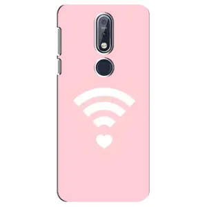 Силіконові Чохли Коханій людині для Nokia 7 2018, 7.1 (WiFi Love)