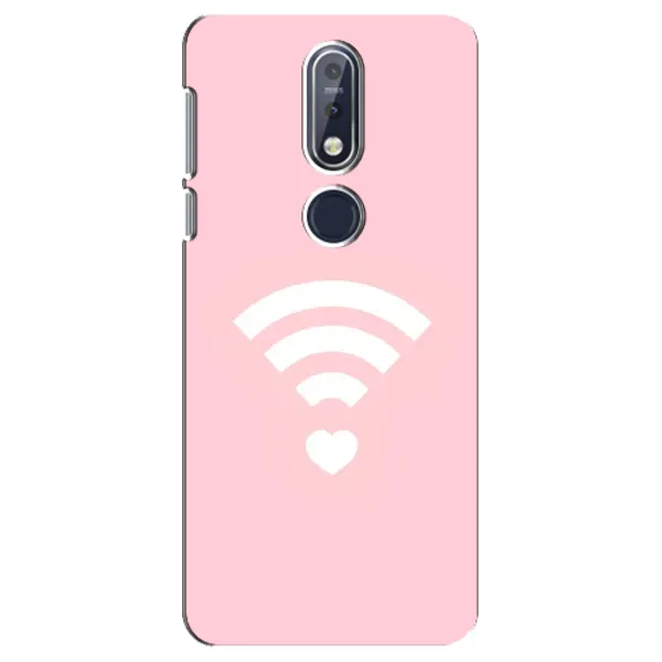Чехол с рисунком «WiFi Love» для Nokia 7.1 (2018) Чехол с рисунком «WiFi Love» для Nokia 7.1 (2018)