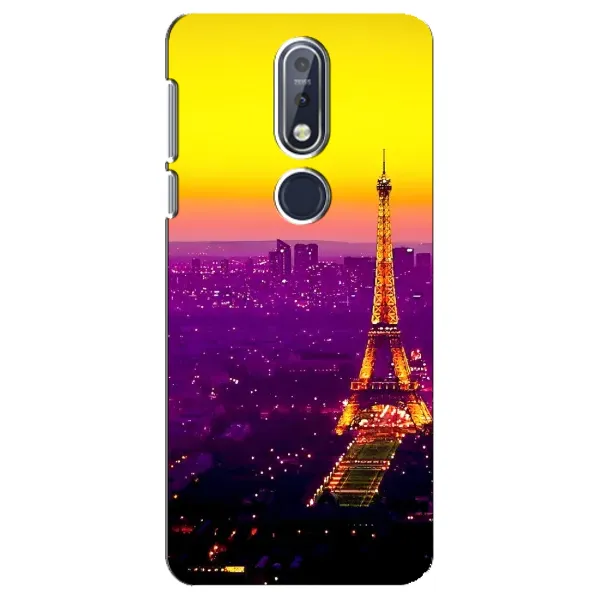 Чехол с рисунком «Яркая башня» для Nokia 7.1 (2018) Чехол с рисунком «Яркая башня» для Nokia 7.1 (2018)