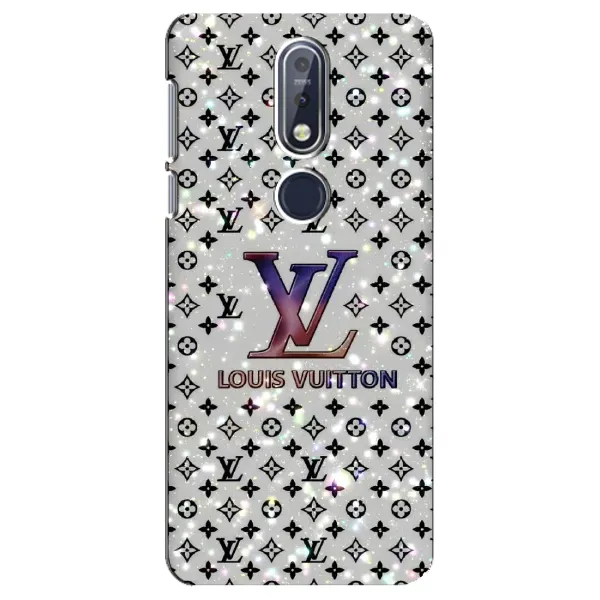 Чехол с рисунком «Яркий LV» для Nokia 7.1 (2018) Чехол с рисунком «Яркий LV» для Nokia 7.1 (2018)