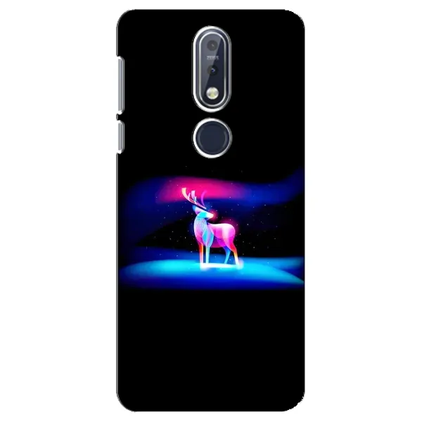 Чехол с рисунком «Яркий олень» для Nokia 7.1 (2018) Чехол с рисунком «Яркий олень» для Nokia 7.1 (2018)