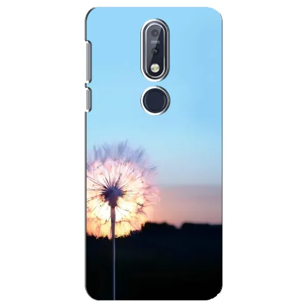 Чехол с рисунком «Закат с одуванчиком» для Nokia 7.1 (2018) Чехол с рисунком «Закат с одуванчиком» для Nokia 7.1 (2018)