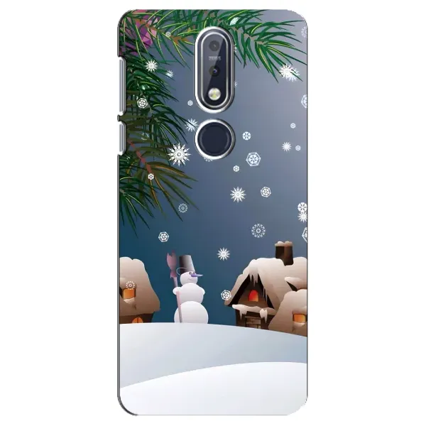 Чехол с рисунком «Зима» для Nokia 7.1 (2018) Чехол с рисунком «Зима» для Nokia 7.1 (2018)