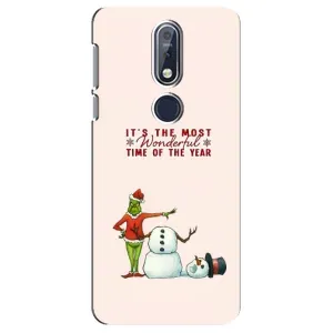 Чехол с рисунком «Злой Гринч» для Nokia 7.1 (2018)
