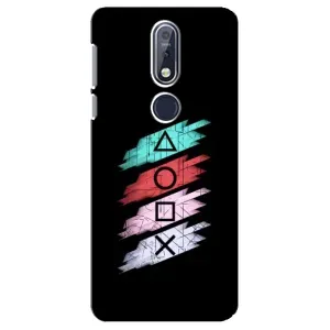 Чехол КИБЕРСПОРТ для Nokia 7 2018, 7.1 (Значки Sony)