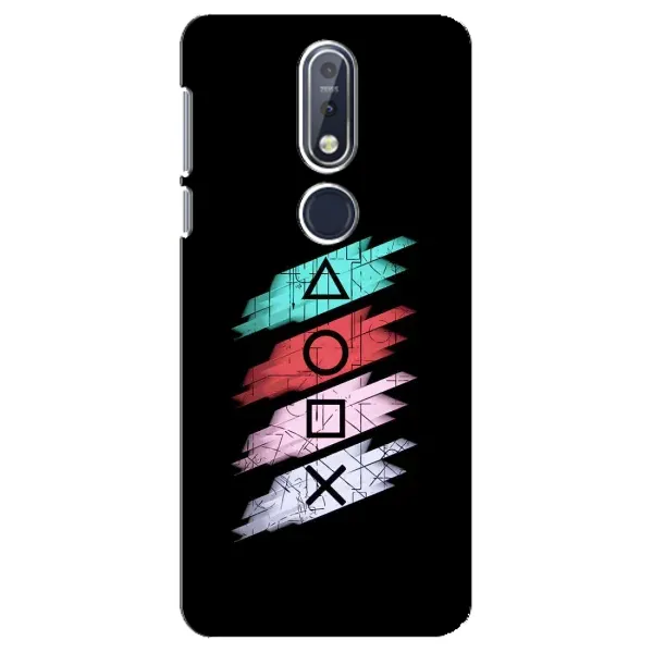 Чехол с рисунком «Значки Sony» для Nokia 7.1 (2018) Чехол с рисунком «Значки Sony» для Nokia 7.1 (2018)
