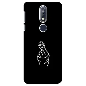 Чохол (Знак сердечка) для Nokia 7 2018, 7.1 (Знак Сердечка)