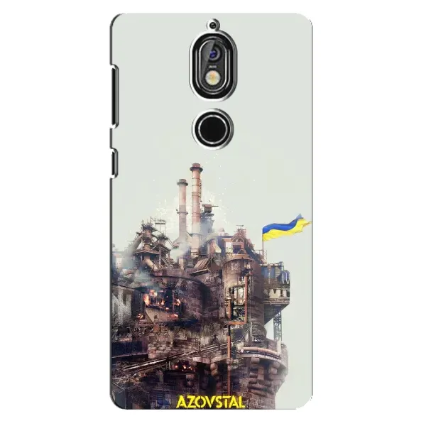 Чехол с рисунком «Азовсталь» для Nokia 7 Чехол с рисунком «Азовсталь» для Nokia 7