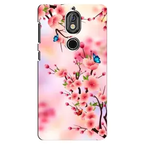 Чохол з картинкою Сакури на Nokia 7 (Метелики на сакурі)