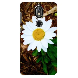 Чохол з ромашками на Nokia 7 (Біла ромашка)