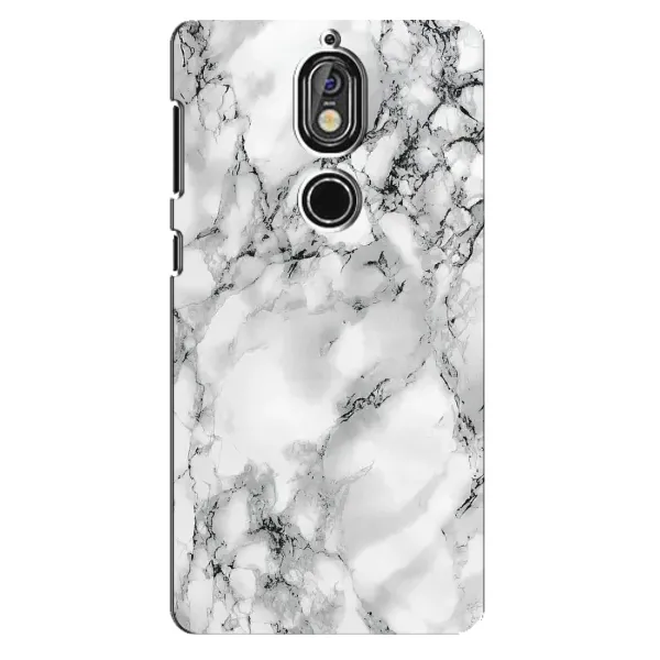 Чехол с рисунком «Белый мрамор» для Nokia 7 Чехол с рисунком «Белый мрамор» для Nokia 7