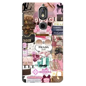 Чехол (Dior, Prada, YSL, Chanel) для Nokia 7 (Бренды)