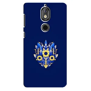 Чехол Укр Символика для Nokia 7 (Цветущий Герб)