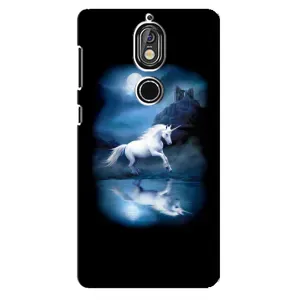 Чехол Unicorn на Nokia 7 (Единорог)