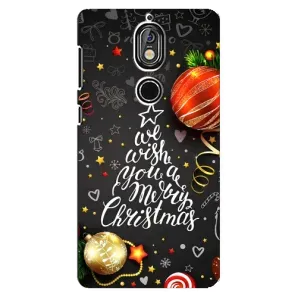 Чехол Новогодняя Елка на Nokia 7